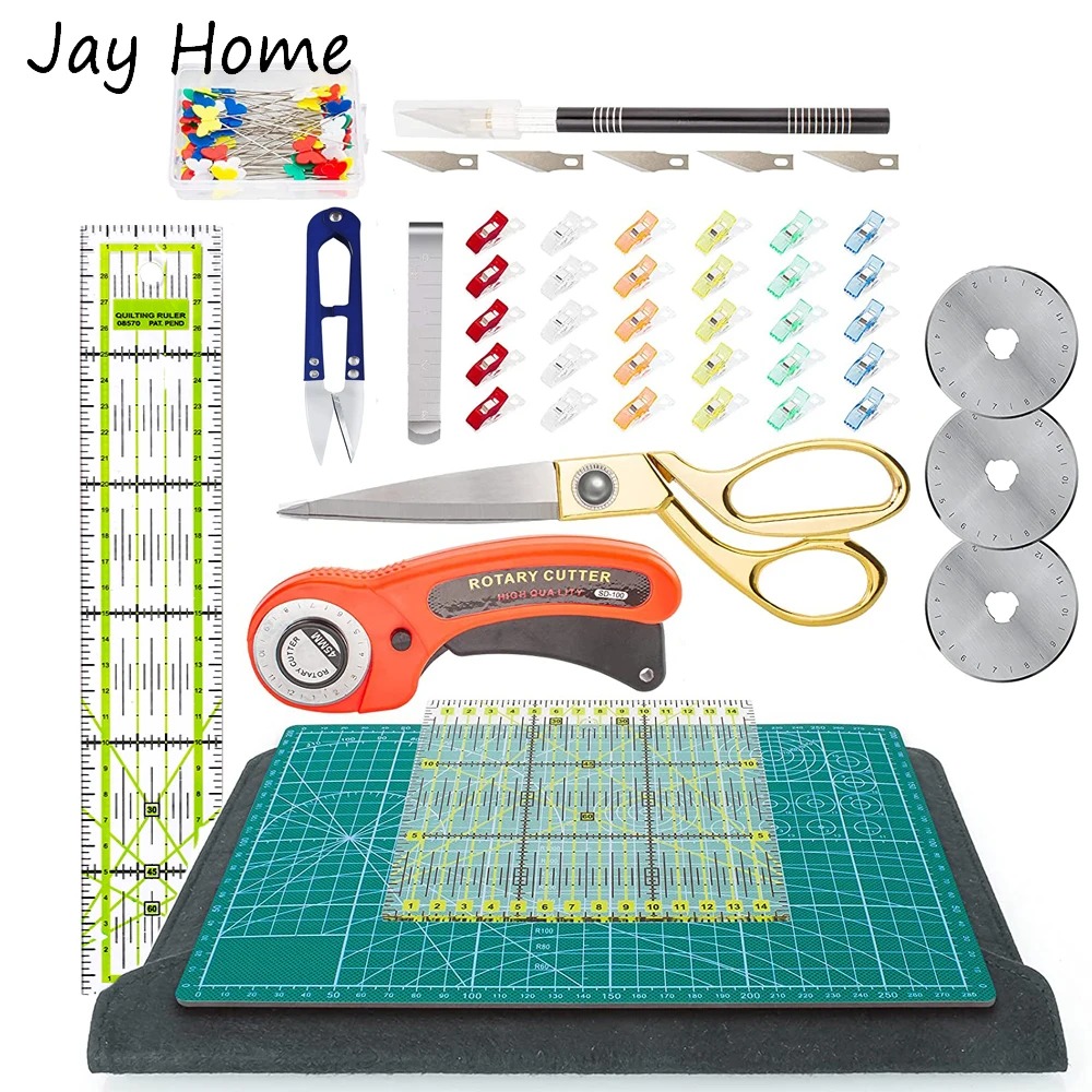 Rotary Cutter Fabric - 42 pçs conjunto de cortador rotativo