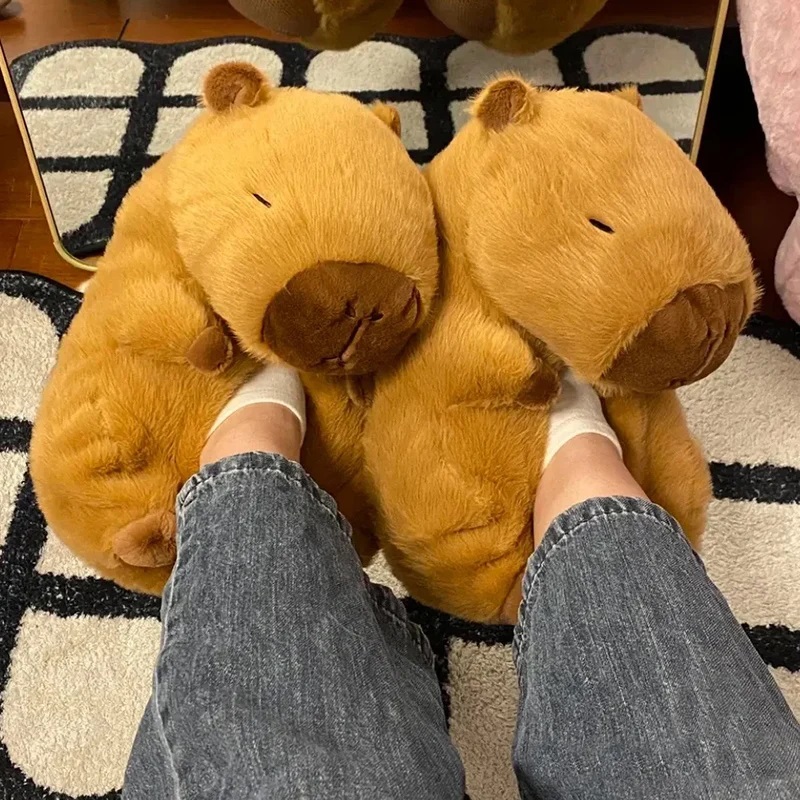 Sewing Garment - Novidade capivara chinelos unissex animais slides