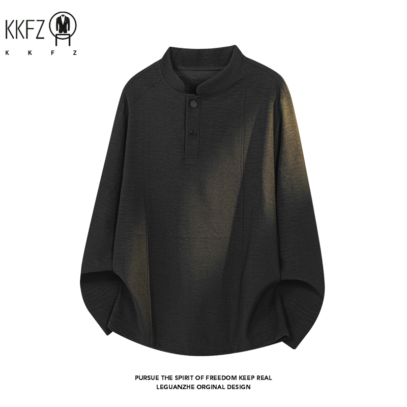 Sewing Gathering - Camisa Masculina Minimalista de Manga Longa