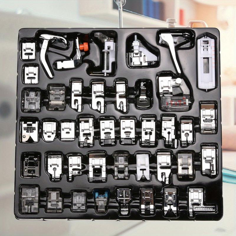 Zipper Foot Presser - Conjunto de 42 peças de pés
