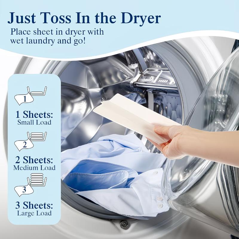 Fabric Softener Sheet - Suprimento de Lavanderia Doméstica, 1 Caixa