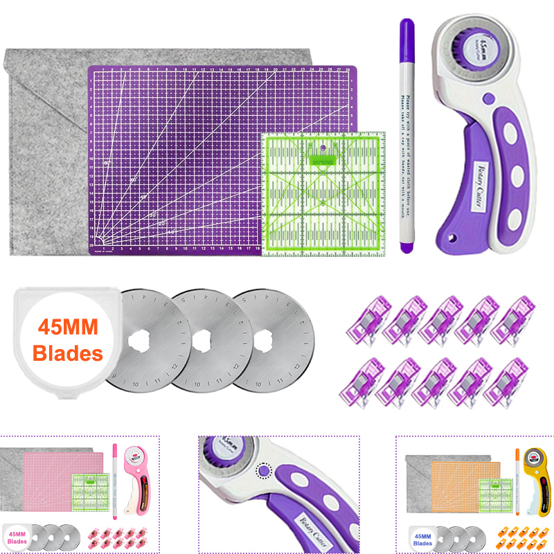 Rotary Cutter Fabric - Cortador Rotativo de 45mm com Base