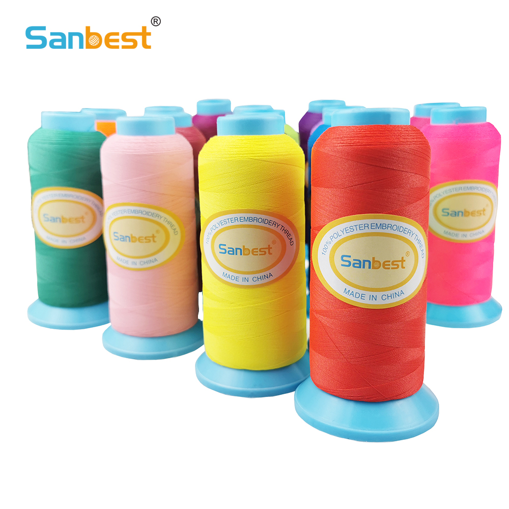 Serger Thread Cone - Fio de poliéster bordado Sanbest Matt,