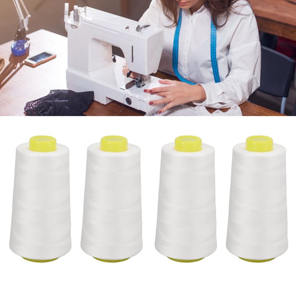 4 Peças de 3000 Jardas Cada, C - Serger Thread Cone avaliação e preço