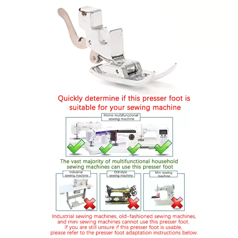 2 Peças: Calcador de Costura U - Sewing Tt avaliação e preço