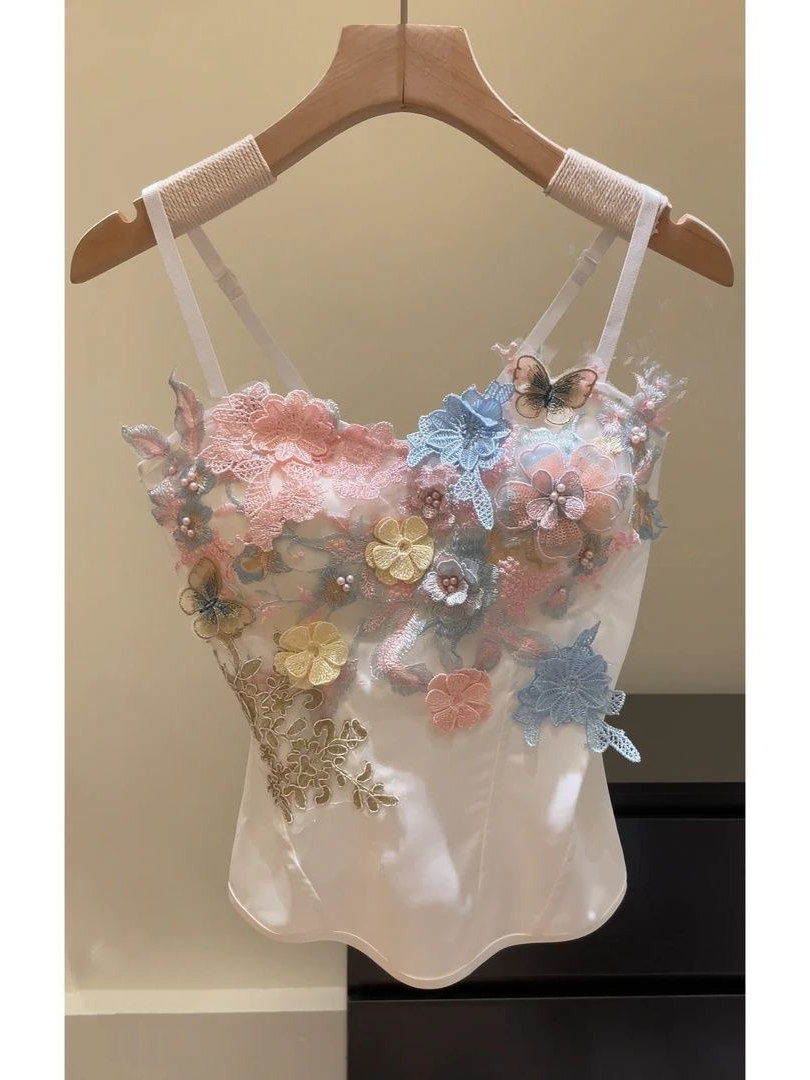 Colete Feminino de Cetim Borda - Sewing Vest avaliação e preço
