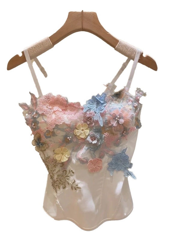 Colete Feminino de Cetim Borda - Sewing Vest avaliação e preço