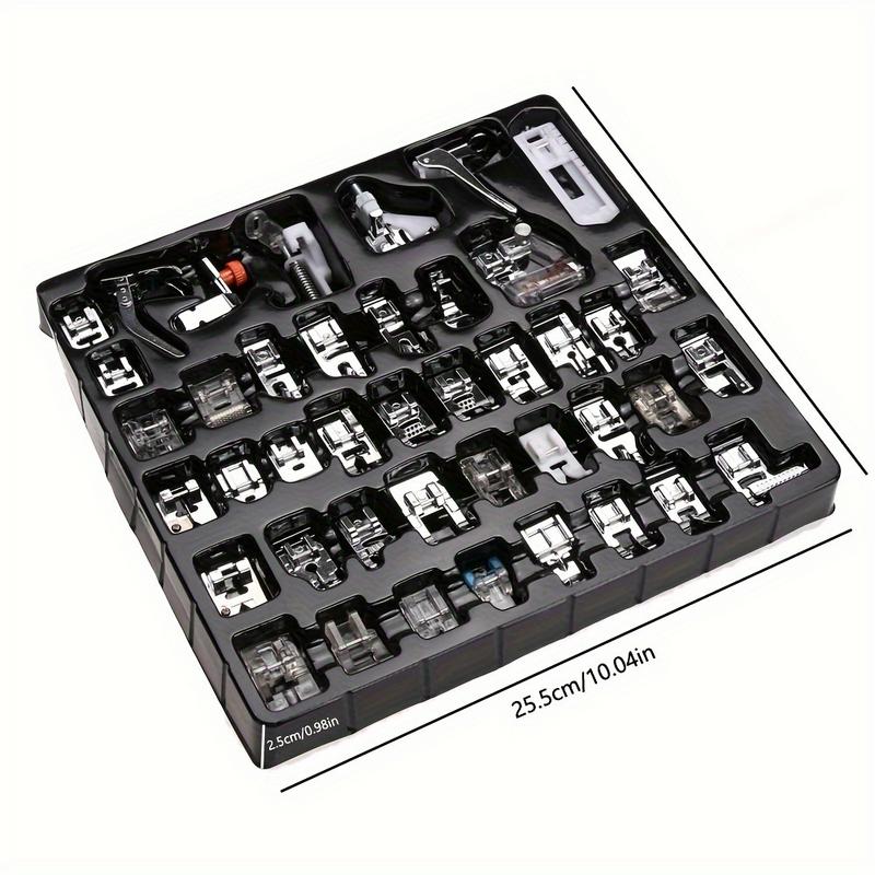 Conjunto de 42 peças de pés de - Zipper Foot Presser avaliação e preço