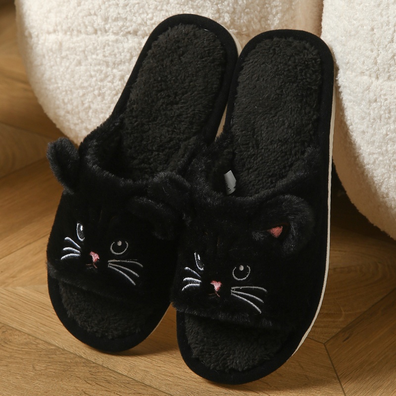 Chinelos de Pelúcia de Gato Fo - Sewing Garment avaliação e preço
