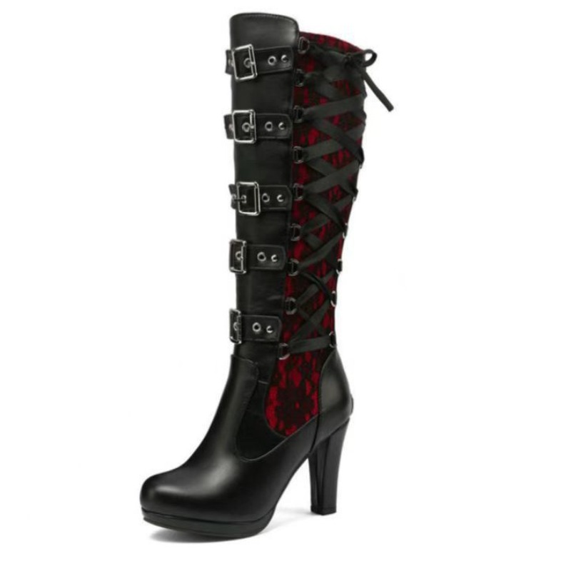 Botas Femininas Estilo Punk Gó - Sewing Garment avaliação e preço