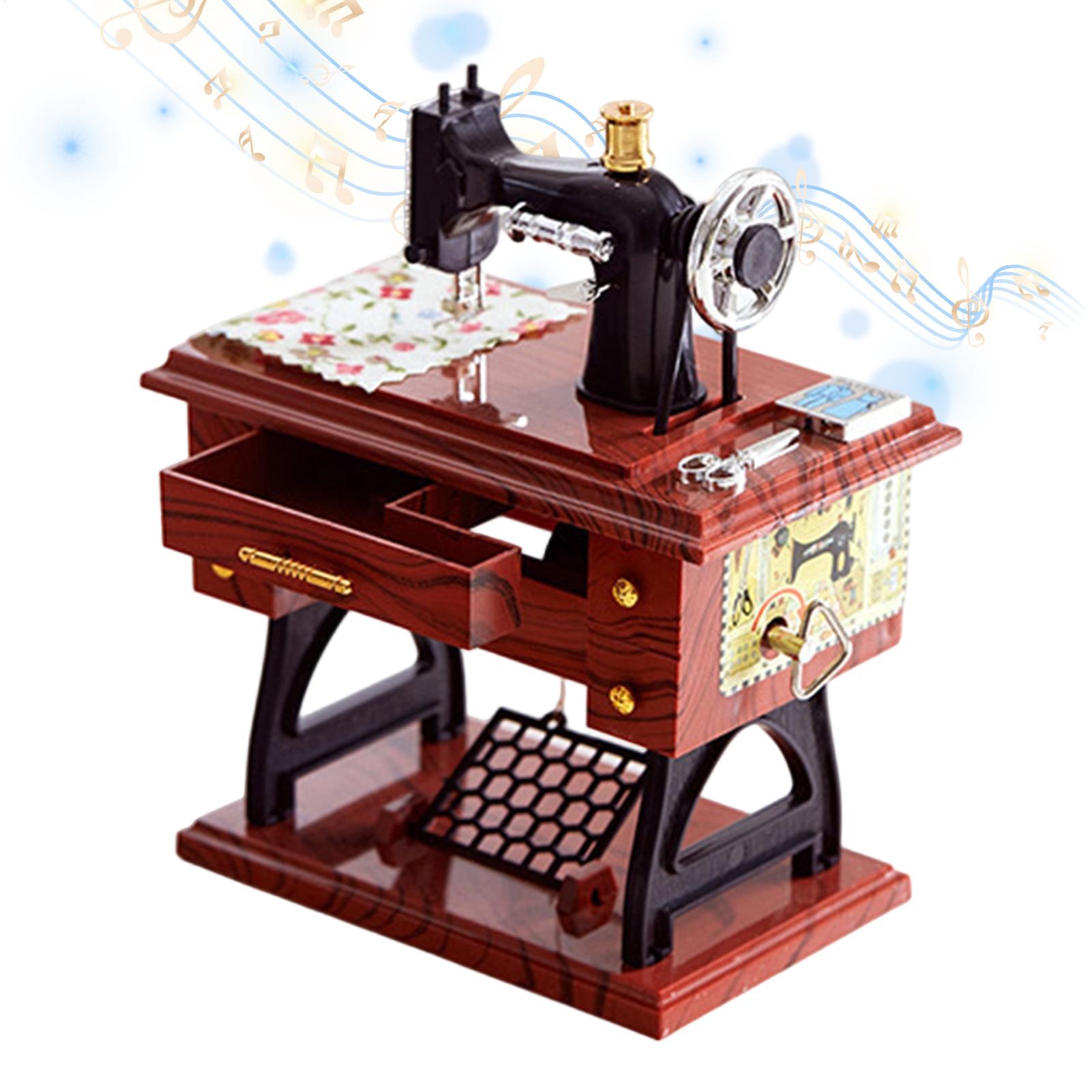 Caixa de Música Mini Máquina d - Sewing Gathering avaliação e preço