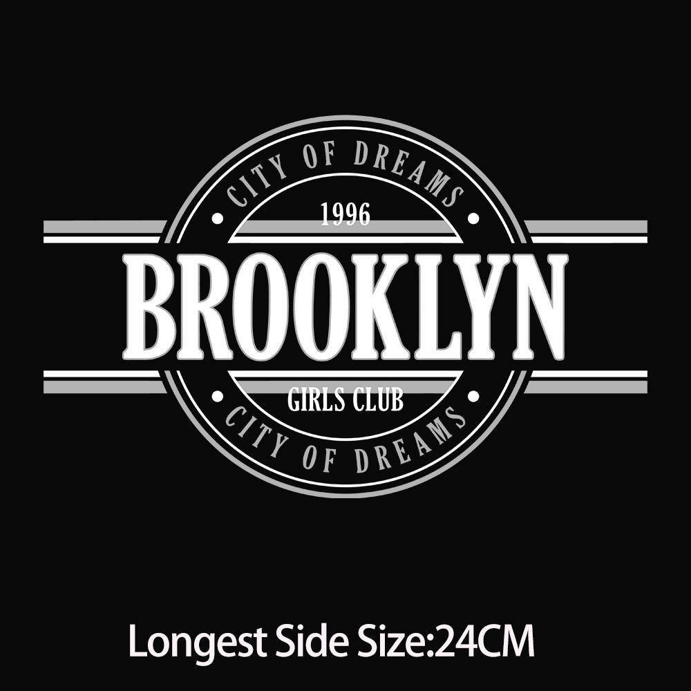 Brooklyn padrão de nome da cid - Velcro Sew On avaliação e preço