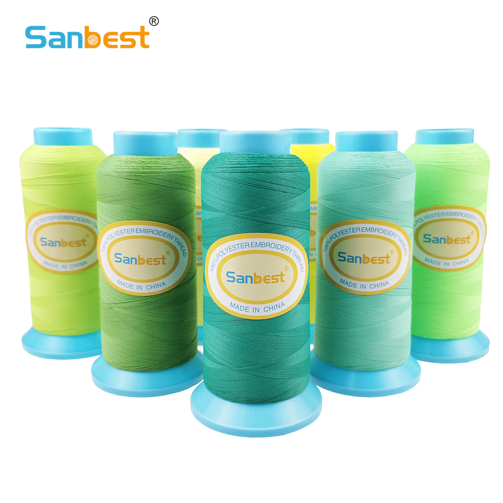 Fio de poliéster bordado Sanbe - Serger Thread Cone avaliação e preço