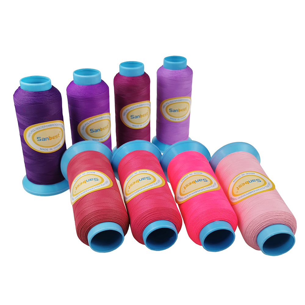Fio de poliéster bordado Sanbe - Serger Thread Cone avaliação e preço
