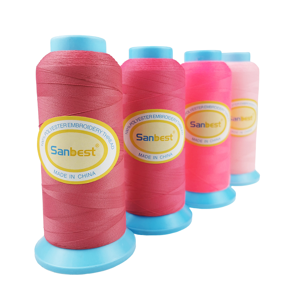 Fio de poliéster bordado Sanbe - Serger Thread Cone avaliação e preço