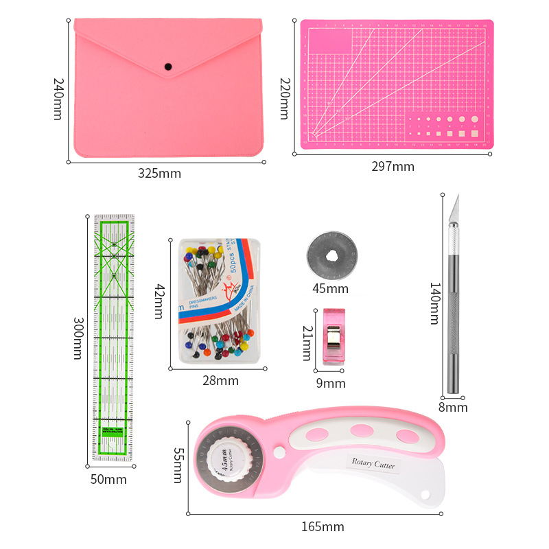 Rotary Cutter Set, Kit Quiltin - Rotary Cutter Fabric avaliação e preço