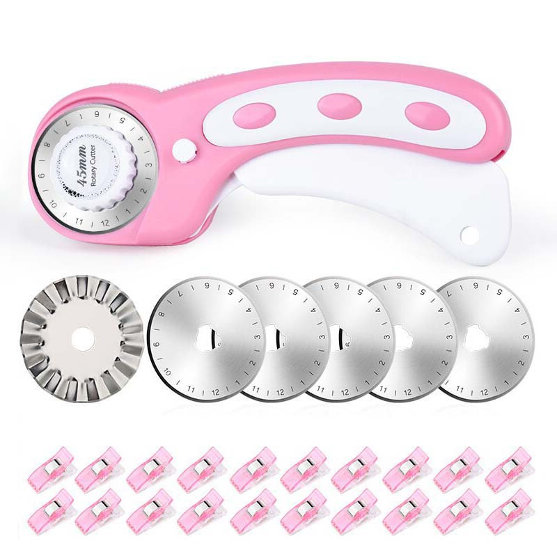 Rotary Cutter Set, Kit Quiltin - Rotary Cutter Fabric avaliação e preço